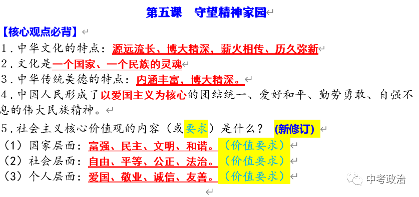 2024年中考道法66大时政热点专题（原创系列）