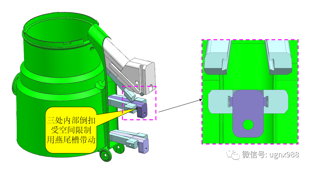 经典的行位出行位+前模行位结构解析的图8