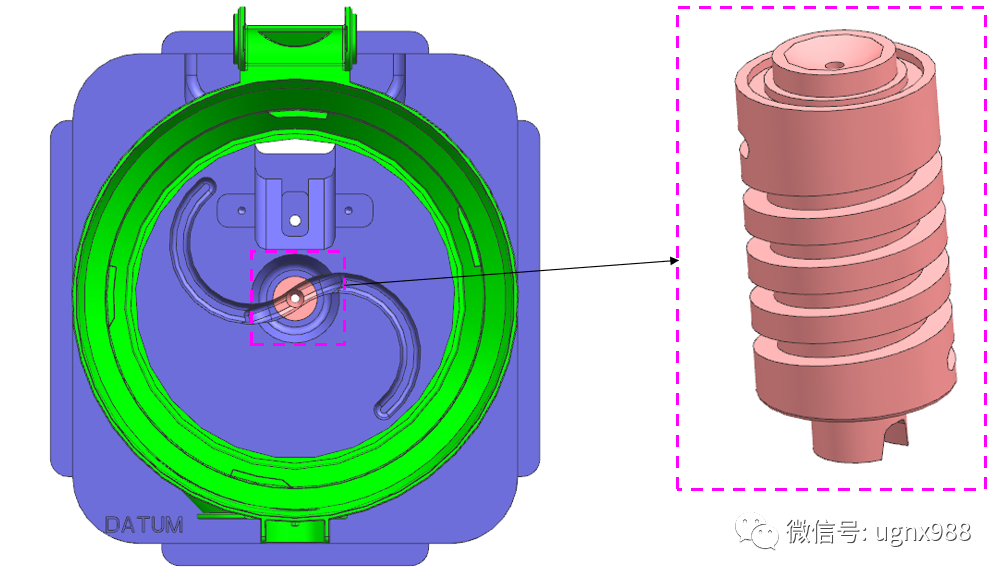 经典的行位出行位+前模行位结构解析的图2