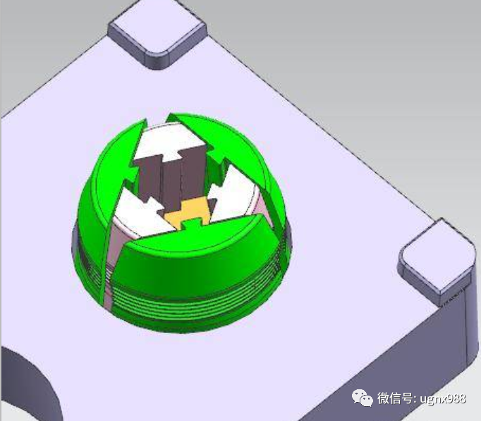 整圈圓倒扣內抽機構設計的圖6