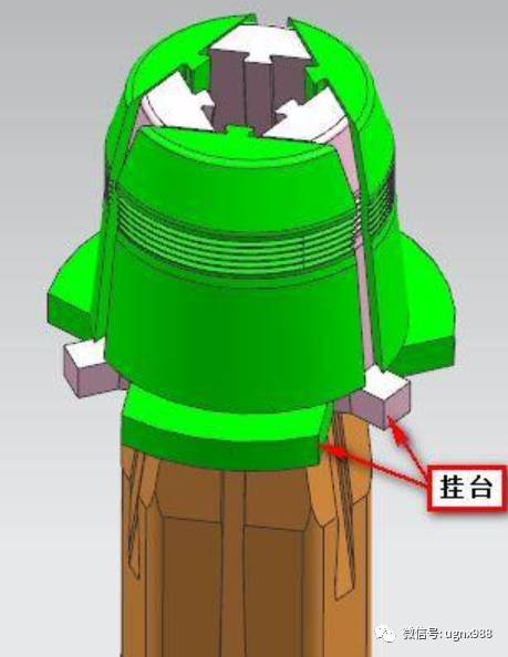 整圈圓倒扣內抽機構設計的圖7