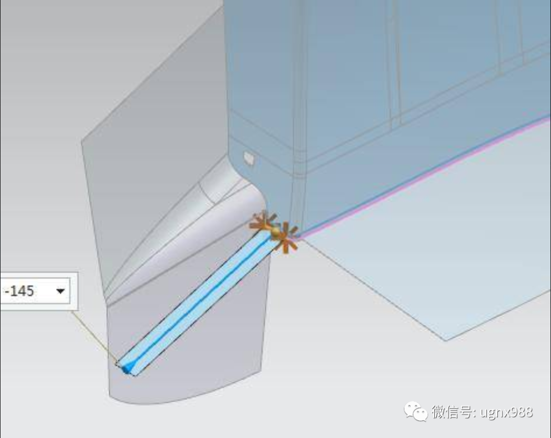 汽车保险杠曲面分型面的创建技巧的图9