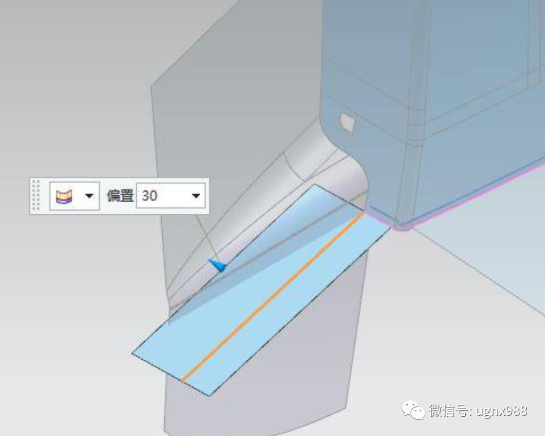 汽车保险杠曲面分型面的创建技巧的图10