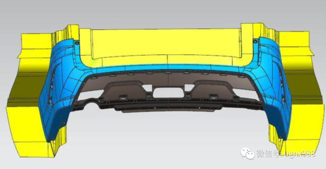 汽车保险杠曲面分型面的创建技巧的图14