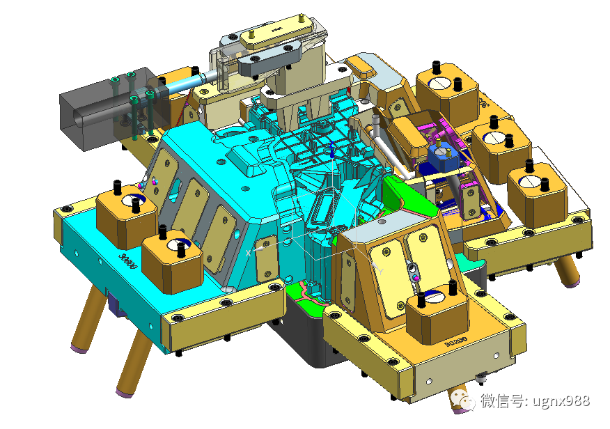 模具經(jīng)典之作：汽車空調(diào)殼體模具結(jié)構(gòu)剖析的圖12