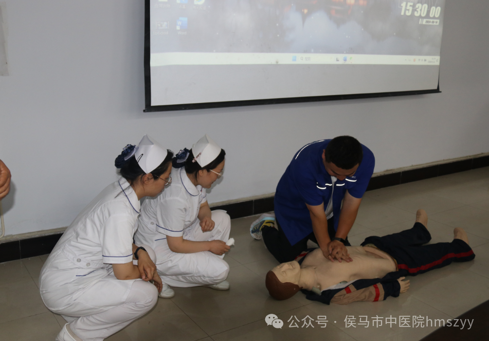 “急”在分秒，“救”在身边！侯马市中医院急救技能培训进厂区(图6)