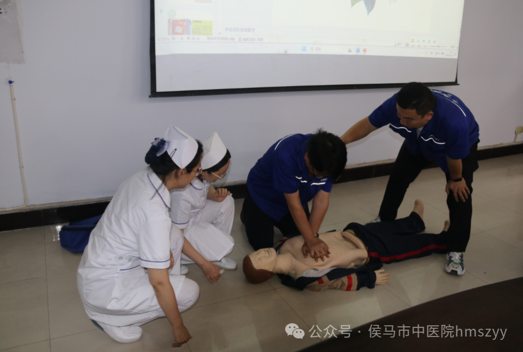 “急”在分秒，“救”在身边！侯马市中医院急救技能培训进厂区(图7)