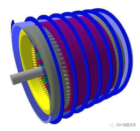 考虑温度场和流场的永磁同步电机折返型冷却水道设计的图1