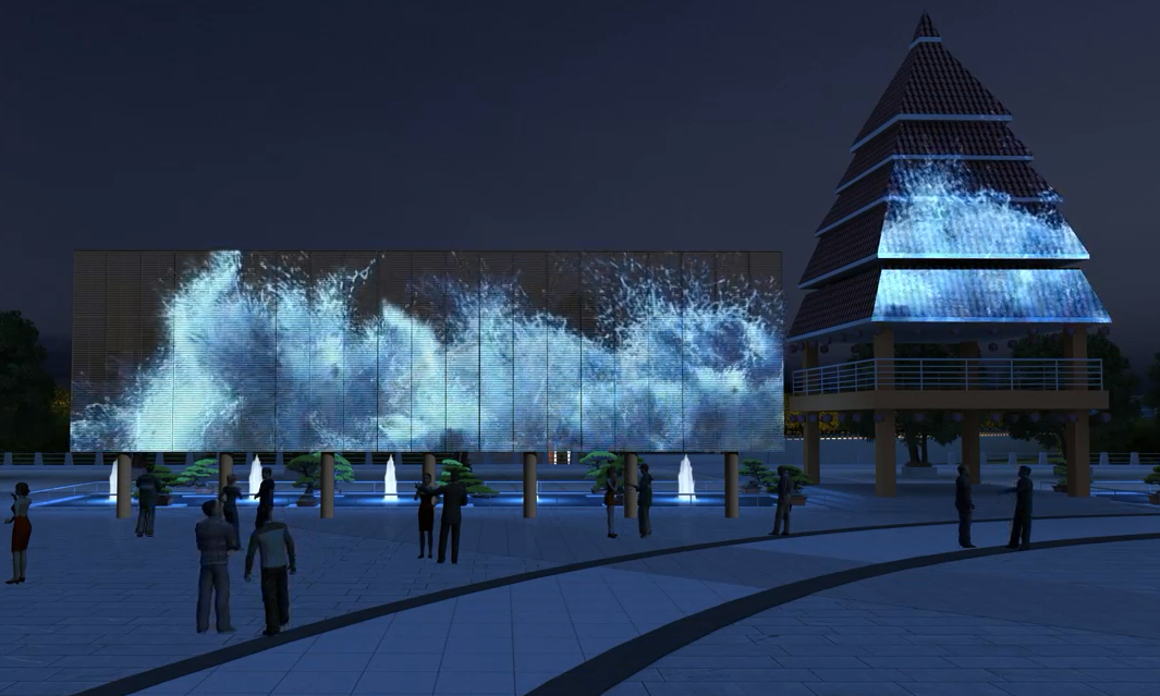 ͸��LED��ʾ��