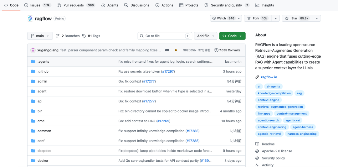 RAGFlow open-source RAG engine for enterprise knowledge base