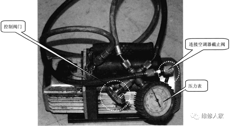 检修阀和压力表连接方法的图6