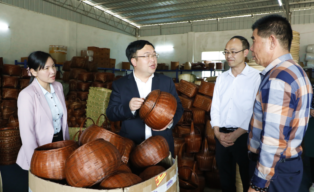 杨永冲到北通镇白石水镇调研