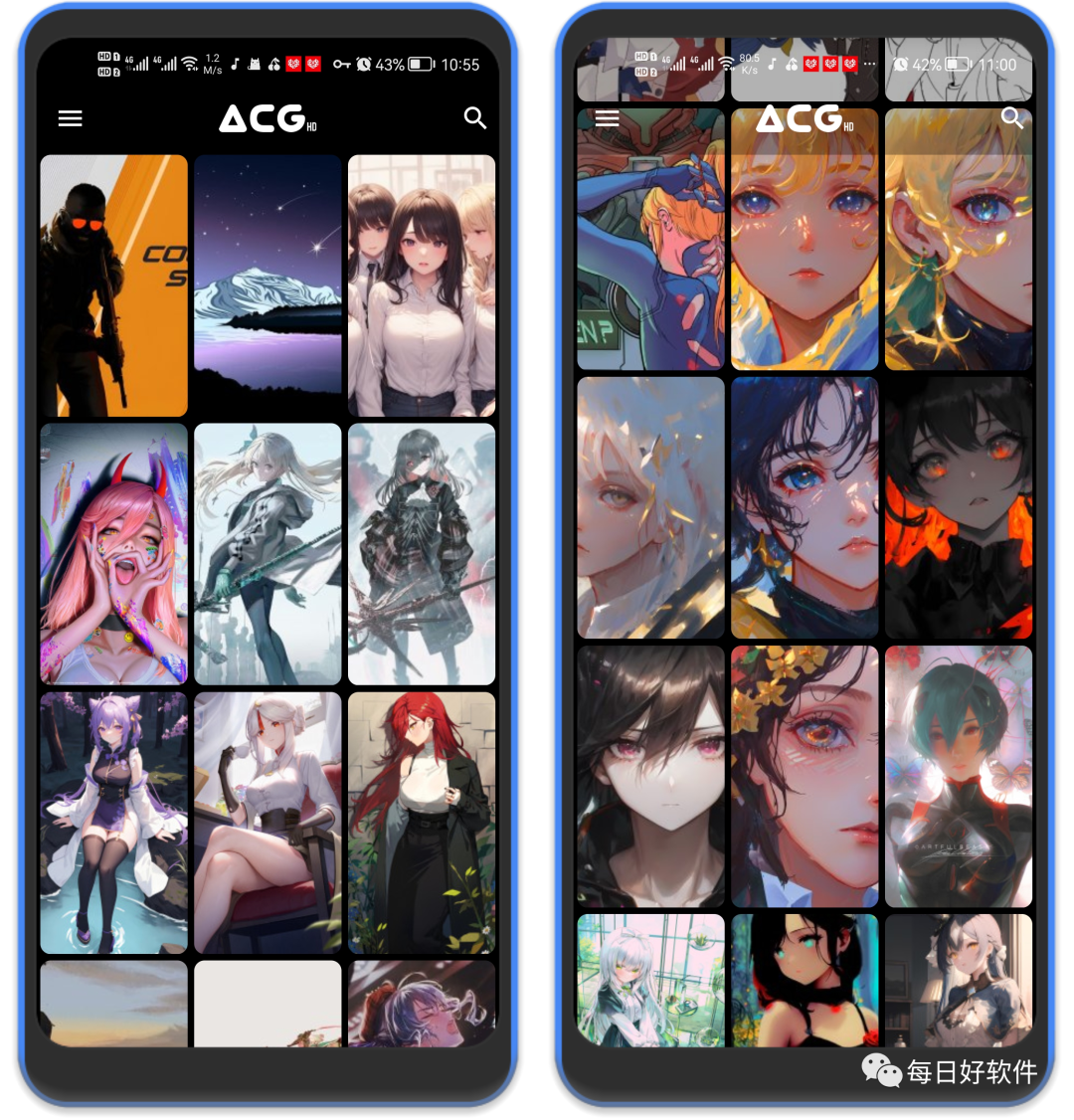 二次元壁纸，二次元爱好者福音！嘎嘎好用！