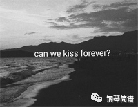 Can We Kiss Forever双手简谱