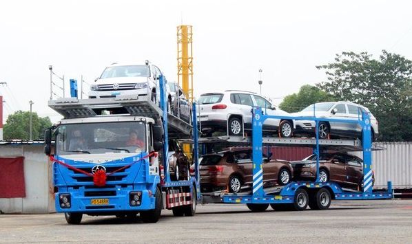 红岩中置轴轿运车"c位出道",挑起轿_安徽安扬汽车科技优惠促销_卡车之