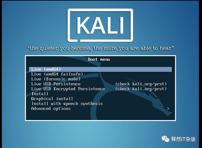 Kali linux安装-释然-大江博客