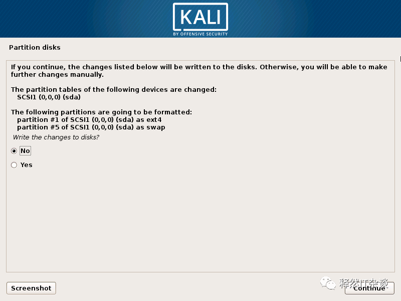 Kali linux安装-释然-大江博客