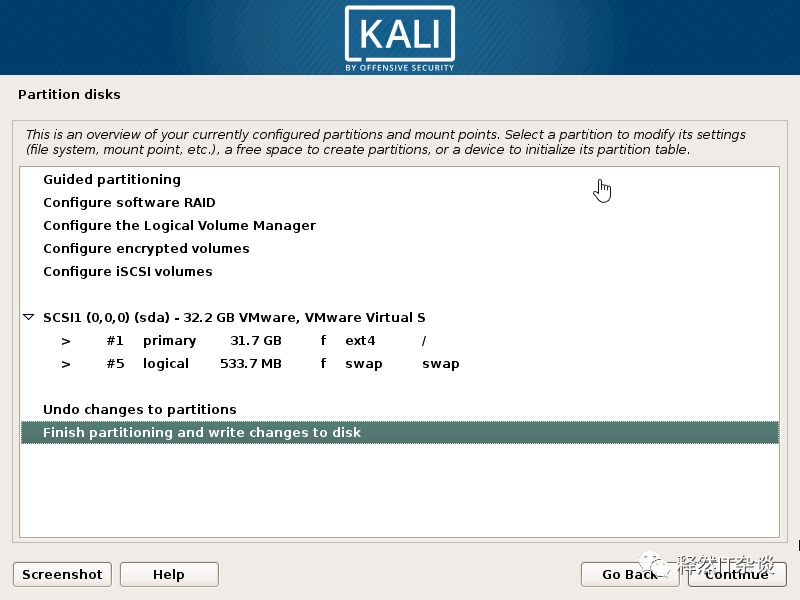 Kali linux安装-释然-大江博客