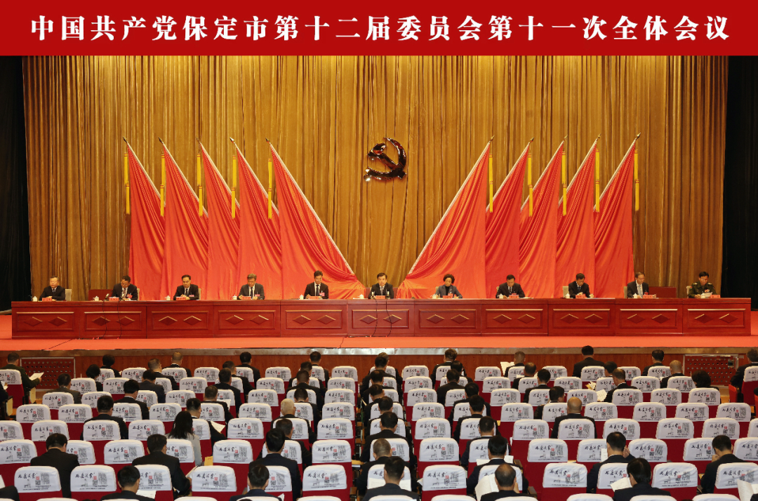 中共保定市委十二届十一次全会举行
