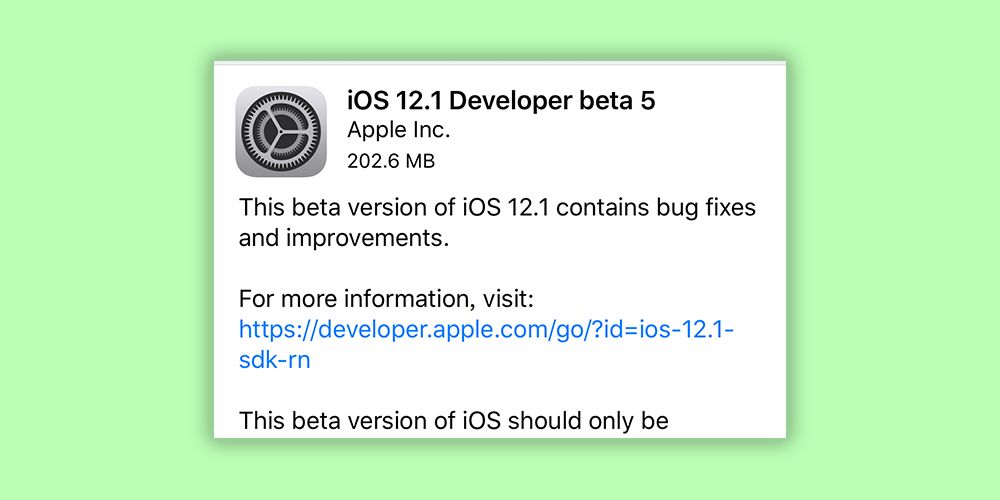 iOS12.1正式版即將發布 將解鎖虛擬雙卡功能 科技 第3張