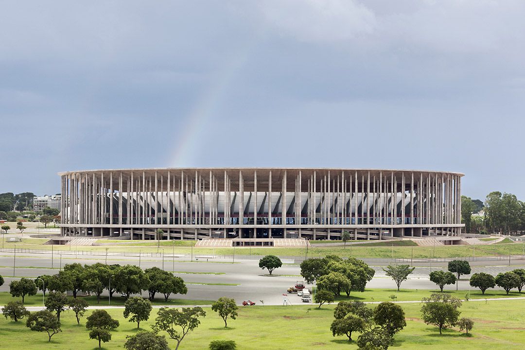 2014年FIFA世界杯 “马内·加林沙”国家体育场膜结构建筑，巴