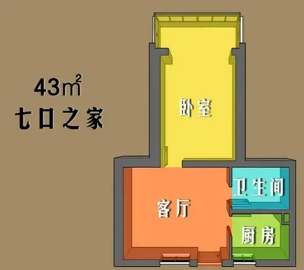 43㎡住一家七口,日本设计师爆改成6室1厅1厨1卫! 43㎡住一家七口,日本设计师爆改成6室1厅1厨1卫!