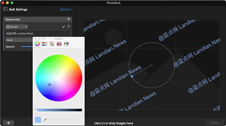 Mac：简单易用的水印及图片处理工具PhotoBulk介绍
