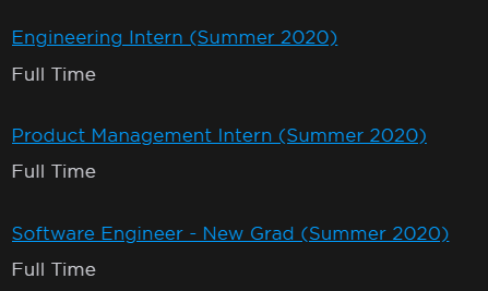 Roblox Engineering Intern Summer 2020