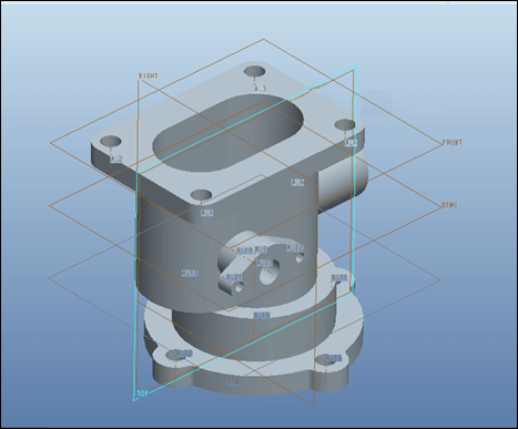 Proe创建创建剖截面的方法的图3