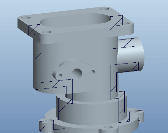 Proe创建创建剖截面的方法的图4