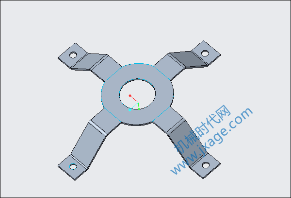Creo钣金建模：支架的图14