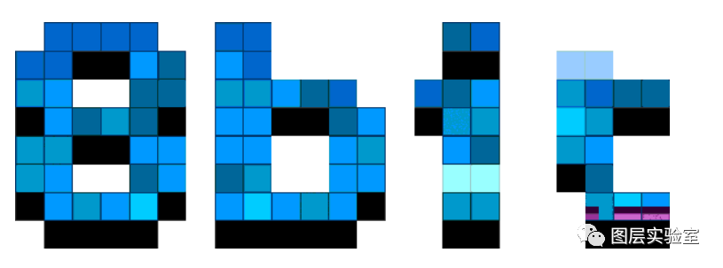 AE脚本+AE模板-8Bit复古像素化文字标题动画8bit Animated Pixels Typeface（3110）图层云