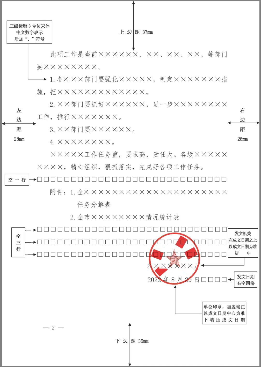 2025最新党政机关公文排版格式设置规范 第22张
