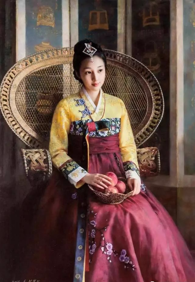 下面我们还是看看朝鲜油画作品吧构建了自己的油画风格与原有的传统一