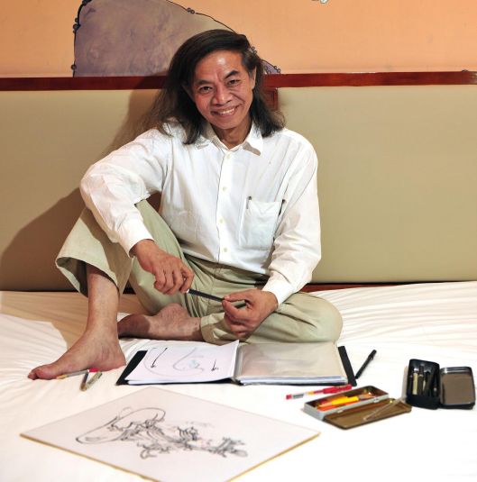 选择自己喜欢的,最拿手的,做到极致        著名漫画大师蔡志忠