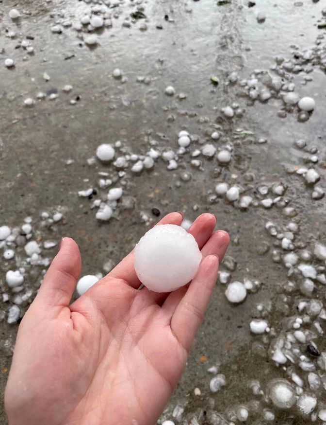 突发 | 堪培拉天降乒乓Size大冰雹，夏日一片雪国景象;车碎了，房子碎了，修车店老板忙到没空回消息······ - 18
