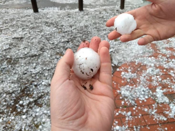 突发 | 堪培拉天降乒乓Size大冰雹，夏日一片雪国景象;车碎了，房子碎了，修车店老板忙到没空回消息······ - 21