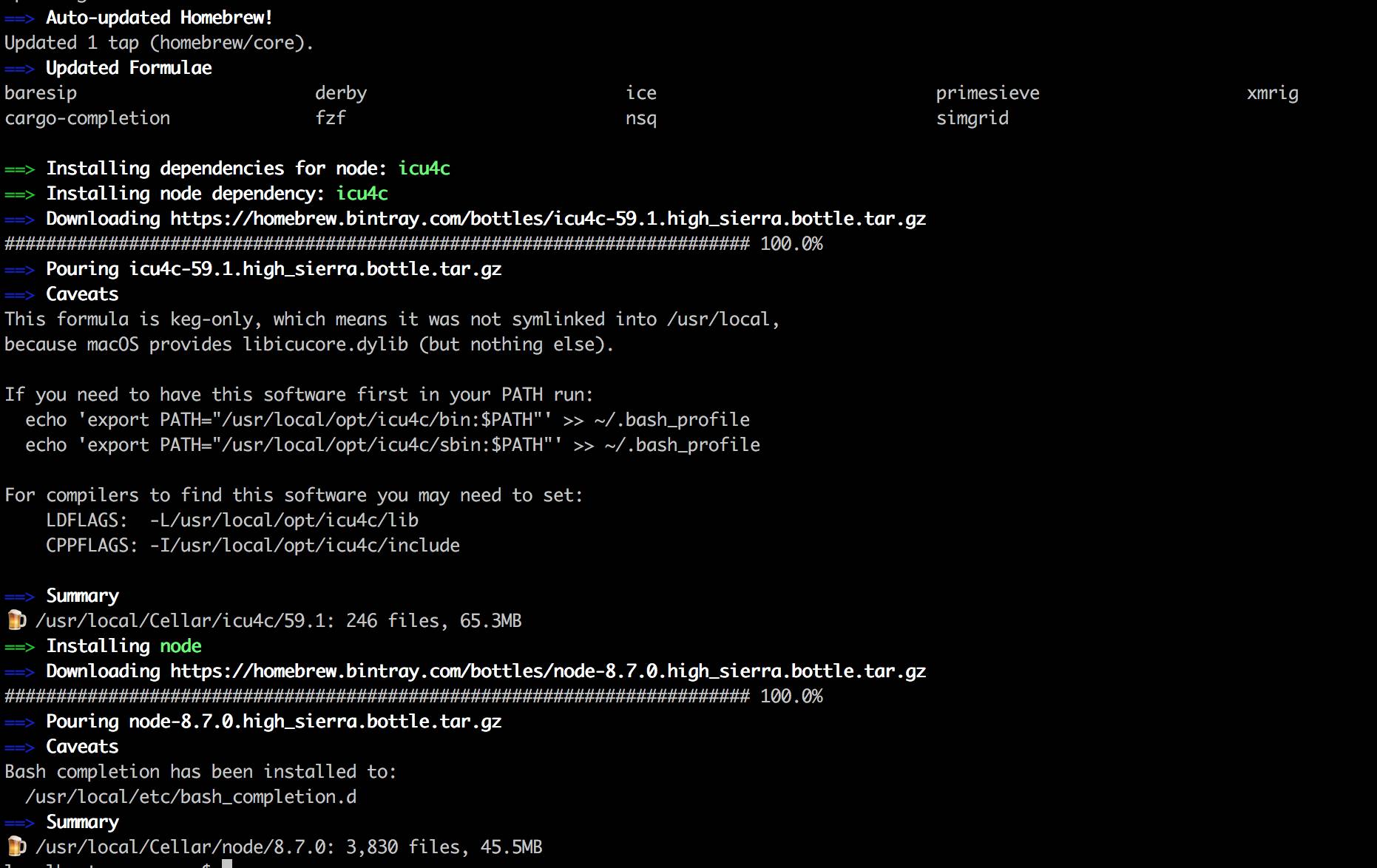 macOS 包管理工具 Homebrew 不完全指南