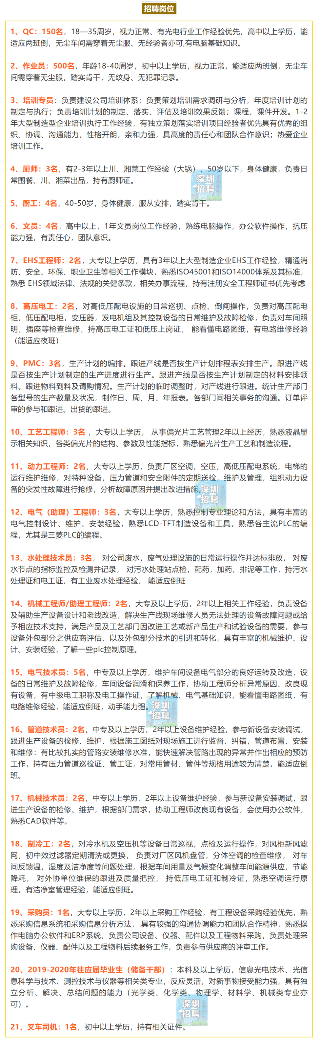 深圳招聘 福利好 上市公司21岗位 急招700人 三利谱 深圳 9月正在招人 深圳招聘 微信公众号文章阅读 Wemp