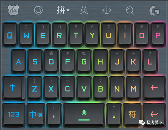 罗技蓝牙键盘 输入法