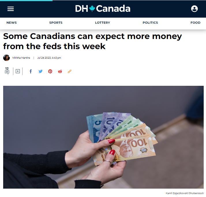 加拿大这些人明天可领一笔福利金！每家最高$2,461