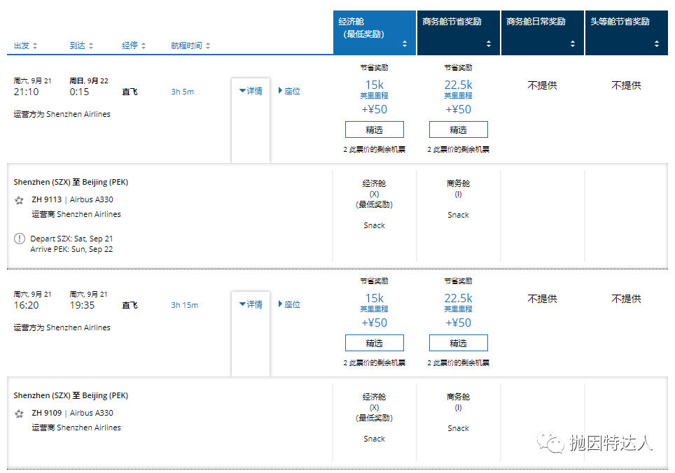 你没看错，美国任意地方往返夏威夷以及中国国内几乎任意往返机票都只需要386美元或者15K点数