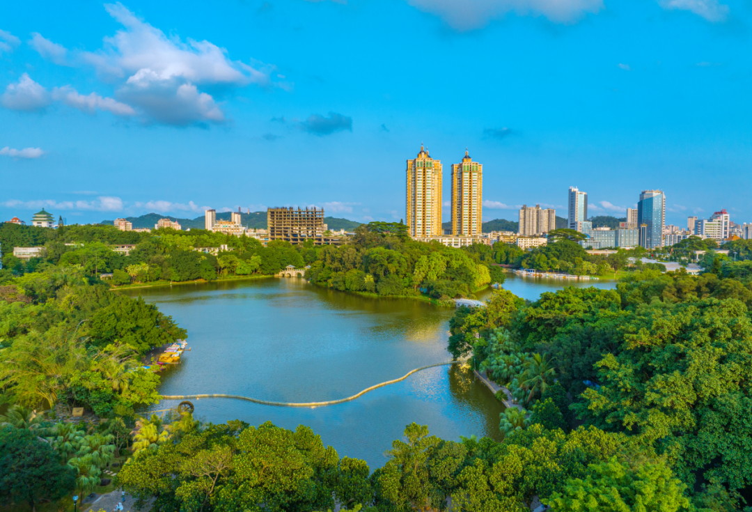 江门东湖公园风景图片