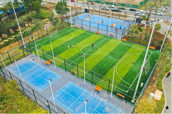 有美景有球场,江门这个公园很网红!"遛娃"走起→_工作动态_江门市文化