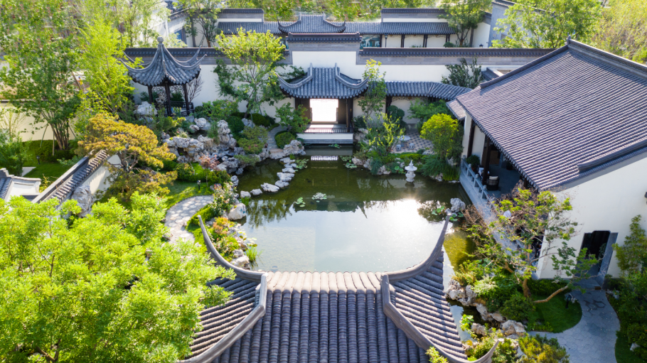 绿城·桃李春风丨传奇院墅，如愿归来——中式叠墅新品恭迎雅鉴-天津楼盘网