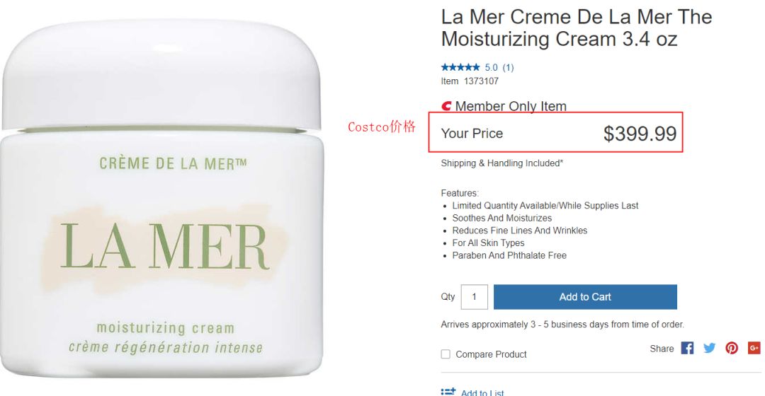 la mer eye cream costco