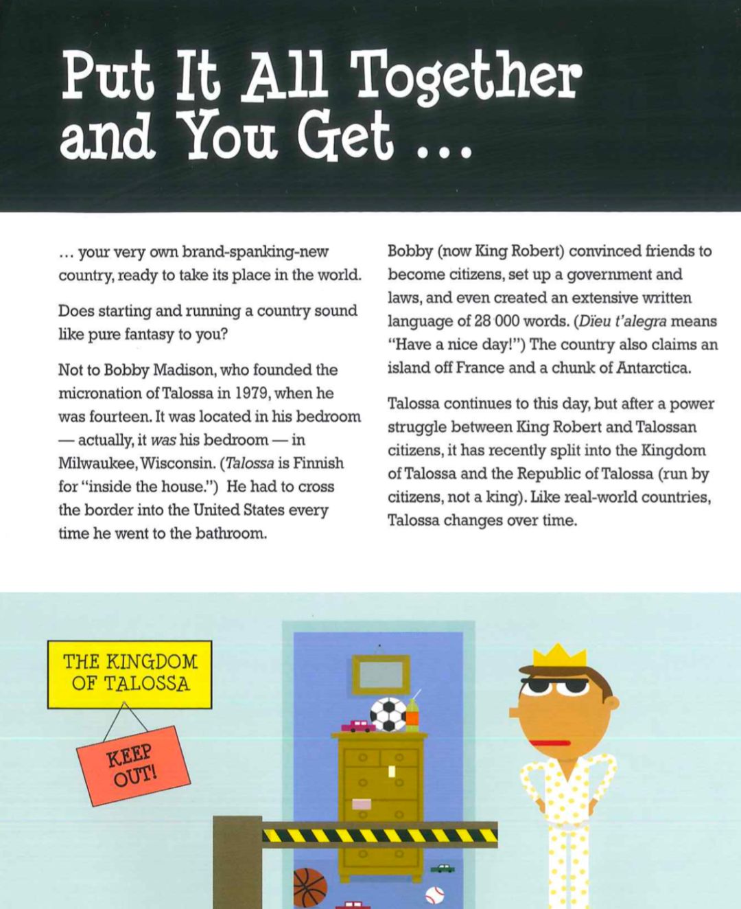 “爸爸，一个国家是如何成立的呀？”