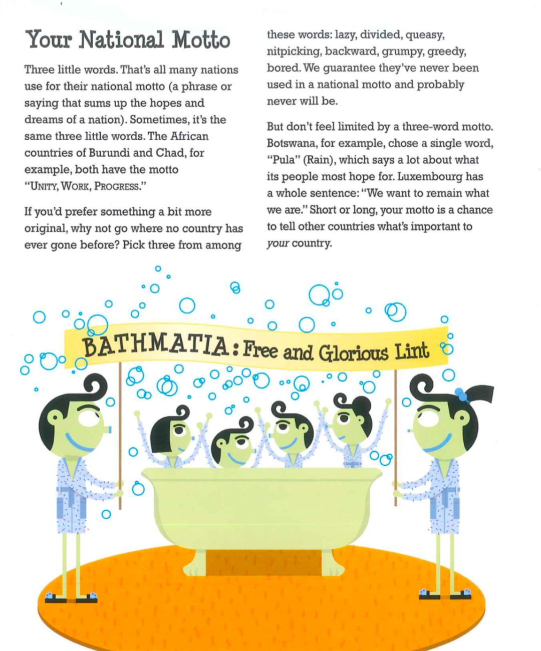 “爸爸，一个国家是如何成立的呀？”