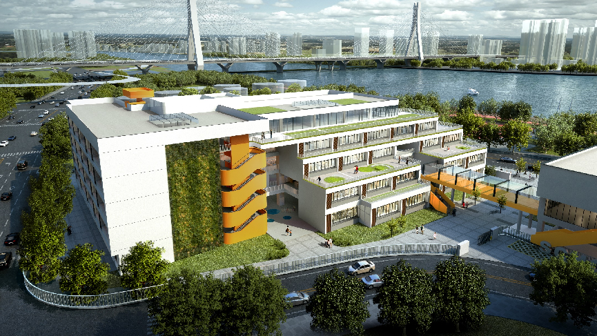 荔湾新盘广州滨江上都旁，新添广东外语外贸大学附属小学！