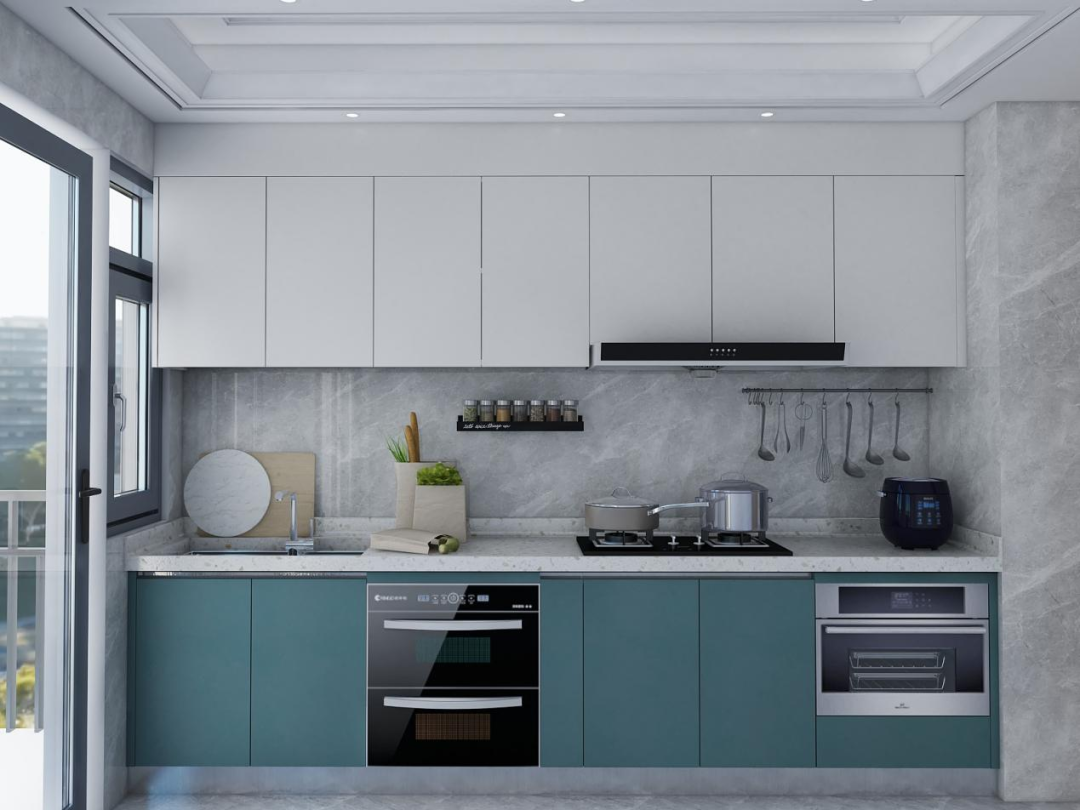 Blue and White Kitchen Cabinets Designs.jpg